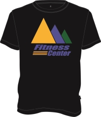 Black Fitness T-shirt